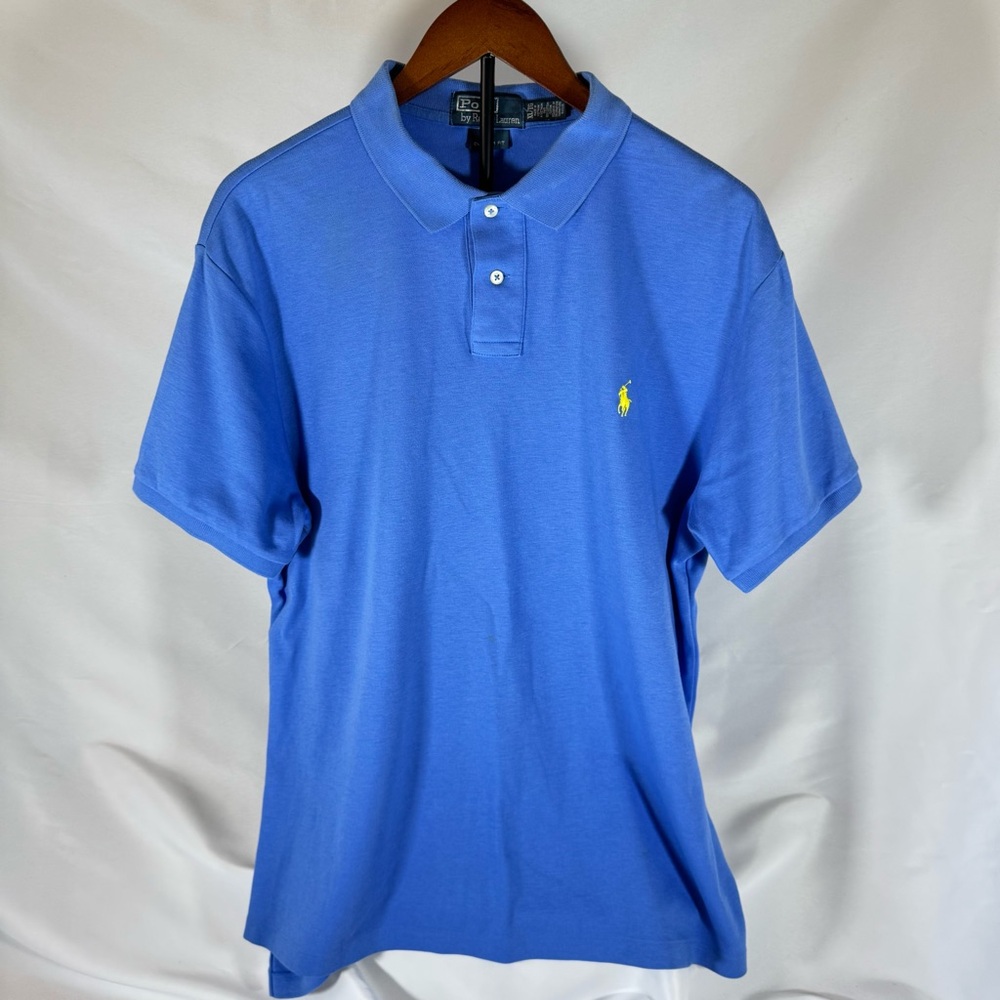 NWOT Polo by Ralph Lauren Men's Blue Polo Shirt